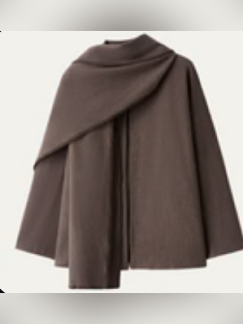 OGL Oversized Scarf Jacket Espresso size M